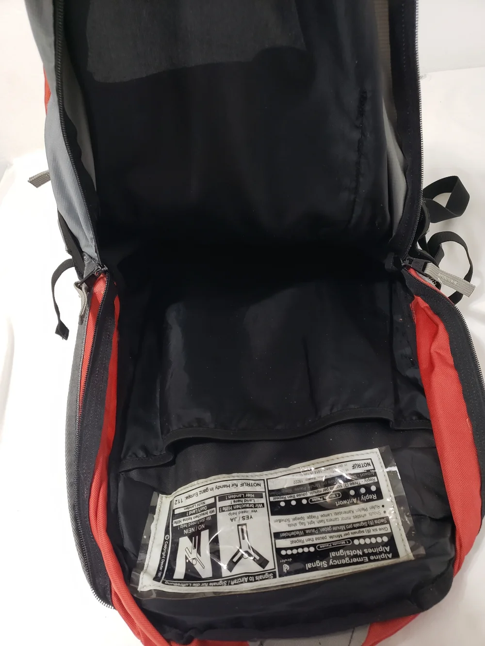 Deuter Vision 60 Hiking Backpack Red Gray Outdoor Trekking Travel Pack